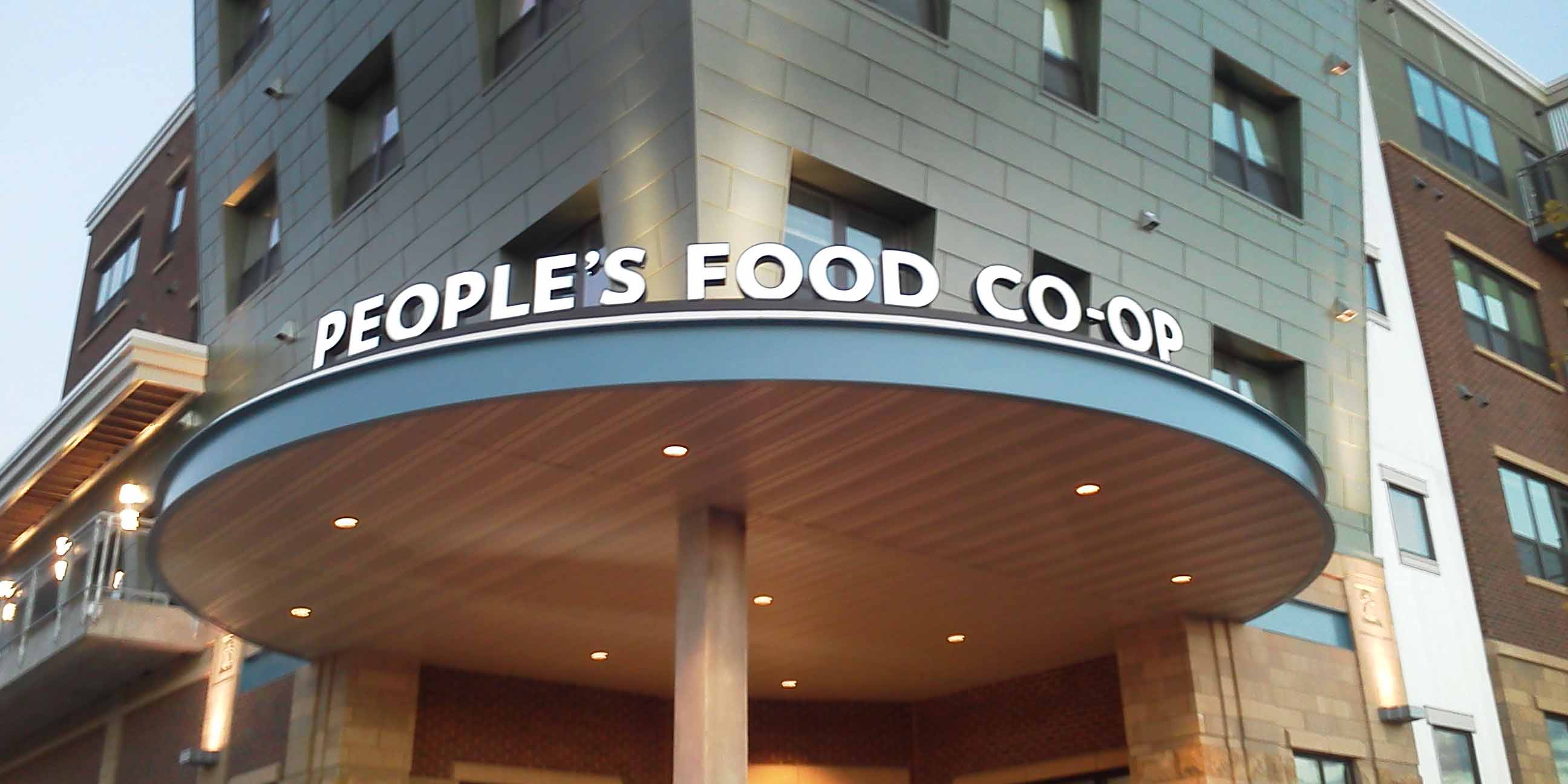 People's Food Coop Sign Project La Crosse Sign Group